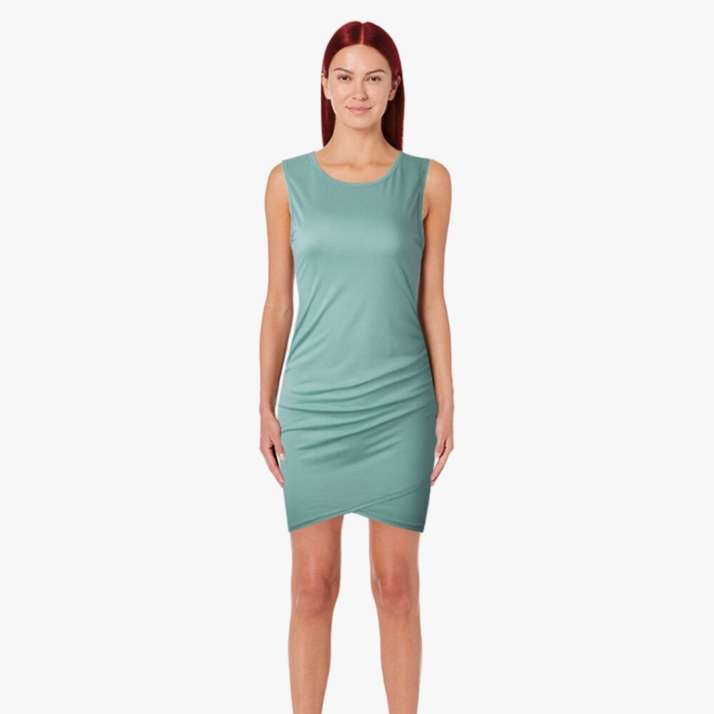 BTFBM women's tank dress in sage green